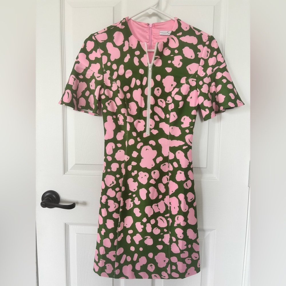 By Egreis Pink and Green Dress